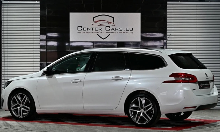 Peugeot 308 cena 47777 przebieg: 133000, rok produkcji 2016 z Sanok małe 667